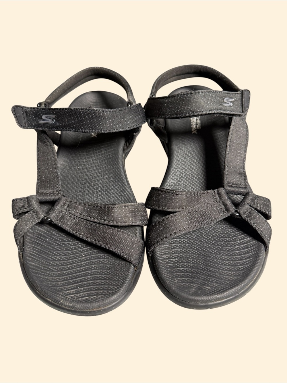 SKECHERS GOGA MAX Sporty Sandals Size 6